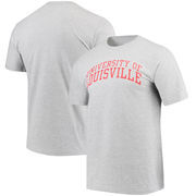 Louisville Cardinals Alta Gracia (Fair Trade) Arched Wordmark T-Shirt - Heathered Gray