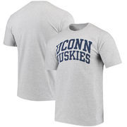UConn Huskies Alta Gracia (Fair Trade) Arched Wordmark T-Shirt - Heathered Gray