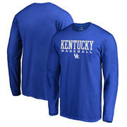 Kentucky Wildcats Fanatics Branded True Sport Baseball Long Sleeve T-Shirt - Royal