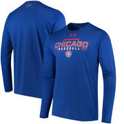Chicago Cubs Under Armour Tech Long Sleeve T-Shirt - Royal