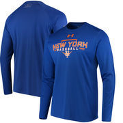 New York Mets Under Armour Tech Long Sleeve T-Shirt - Royal