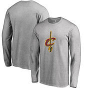 Cleveland Cavaliers Fanatics Branded Primary Logo Long Sleeve T-Shirt - Heathered Gray