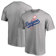 Los Angeles Dodgers Fanatics Branded Cooperstown Huntington T-Shirt - Heathered Gray