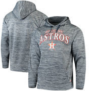 Houston Astros Stitches Digital Fleece Pullover Hoodie - Heathered Navy
