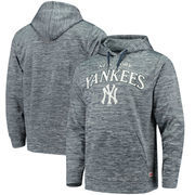 New York Yankees Stitches Digital Fleece Pullover Hoodie - Heathered Navy