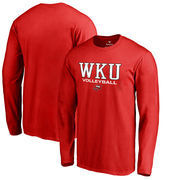 Western Kentucky Hilltoppers Fanatics Branded True Sport Volleyball Long Sleeve T-Shirt - Red