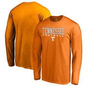 Tennessee Volunteers Fanatics Branded True Sport Football Long Sleeve T-Shirt - Tennessee Orange