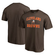 Cleveland Browns NFL Pro Line by Fanatics Branded Vintage Collection Victory Arch T-Shirt - Brown