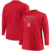 Ohio State Buckeyes Majestic Big & Tall Long Sleeve T-Shirt - Scarlet