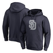 San Diego Padres Fanatics Branded Static Logo Pullover Hoodie - Navy