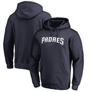San Diego Padres Fanatics Branded Team Wordmark Pullover Hoodie - Navy