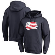 New England Revolution Fanatics Branded Primary Logo Pullover Hoodie - Navy