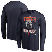 Detroit Tigers Fanatics Branded Roll Deep with the Empire Long Sleeve T-Shirt - Navy