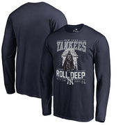 New York Yankees Fanatics Branded Roll Deep with the Empire Long Sleeve T-Shirt - Navy