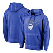 Air Force Falcons Fanatics Branded Vault Arch Over Logo Shadow Washed Pullover Hoodie - Royal