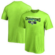 Seattle Sounders FC Fanatics Branded Youth 2017 MLS Western Conference Champions Striker T-Shirt– Neon Green