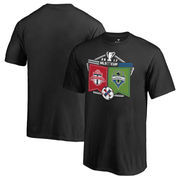 Toronto FC vs. Seattle Sounders FC Fanatics Branded Youth 2017 MLS Cup Matchup T-Shirt – Black
