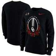 Oklahoma Sooners Nike College Football Playoff 2018 Rose Bowl Bound Illustration Long Sleeve T-Shirt – Black