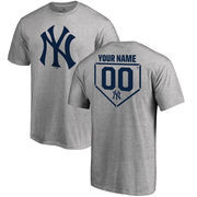 New York Yankees Fanatics Branded Personalized RBI T-Shirt - Heathered Gray