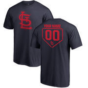 St. Louis Cardinals Fanatics Branded Personalized RBI T-Shirt - Navy
