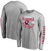 Alabama Crimson Tide Fanatics Branded College Football Playoff 2018 Sugar Bowl Bound Down Long Sleeve T-Shirt – Heathered Gray