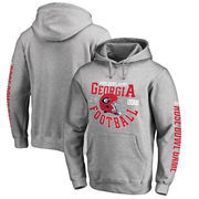 Georgia Bulldogs Fanatics Branded College Football Playoff 2018 Rose Bowl Bound Down pullover hoodie – Heathered Gray