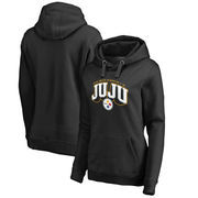 JuJu Smith-Schuster Pittsburgh Steelers NFL Pro Line by Fanatics Branded Women's Hometown Collection Pullover Hoodie – Black