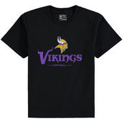 Minnesota Vikings NFL Pro Line by Fanatics Branded Youth Team Lockup T-Shirt – Black