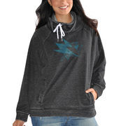 San Jose Sharks Touch by Alyssa Milano Women's Plus Size Spiral Pullover Hoodie – Heathered Charcoal