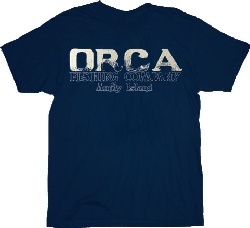 JAWS Orca Fishing Company Amity Island Navy