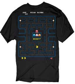 Pac-Man Game Start Arcade Screen