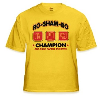 Ro-Sham-Bo Champion T-Shirt :: Rock Paper Scissors Game from South Park
