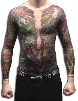 Geisha Dragon Full Body Tattoo