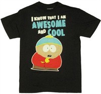 South Park Eric Cartman I Know That I Am Awesome and Cool T-Shirt