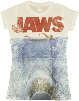 Jaws Distressed Movie Poster