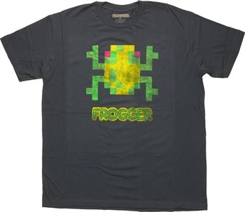 Frogger Pixelated T-Shirt Sheer