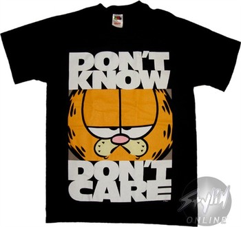 Garfield Don't Know Don't Care