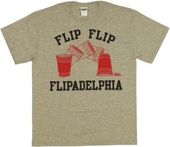 Its Always Sunny in Philadelphia Flip Flip Flipadelphia T-Shirt