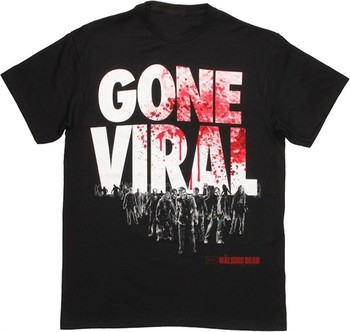 Walking Dead Gone Viral T-Shirt