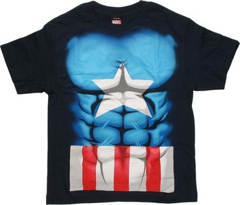 Marvel Comics Captain America Midnight Abs