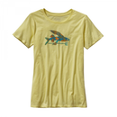 Patagonia Isle Wild Flying Fish Cotton Crew T-Shirt