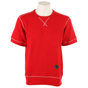 Burton Decade Short Sleeve Pullover Sweatshirt Cardinal