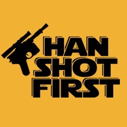 Han Shot First T-shirt