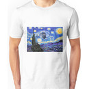 Starry Night Inspiration Doctor Who Tardis Products Unisex T-Shirt