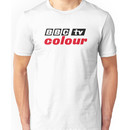 Retro BBC colour logo, as seen at Television Centre Unisex T-Shirt