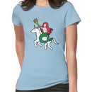 Mermaid Riding Unicorn Women's T-Shirt