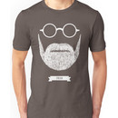Beards with Glasses - Sigmund Freud in White Unisex T-Shirt
