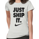 Just Ship It / Black version Women's T-Shirt