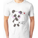 "His & Hers" Panda (Couple Shirts) Girl Version Unisex T-Shirt