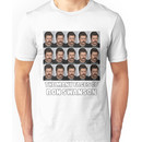 The Many Faces of Ron Swanson Unisex T-Shirt